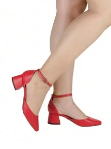 Women Pumps - Rojo - Ver 2