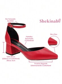 Women Pumps - Rojo - Ver 3