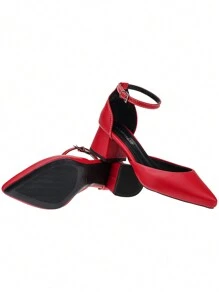 Women Pumps - Rojo - Ver 7