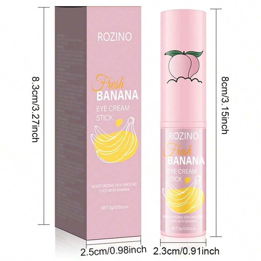3g Banana Eye Cream Stick, Brighten Eye Contours, Add Radiance To Eyes