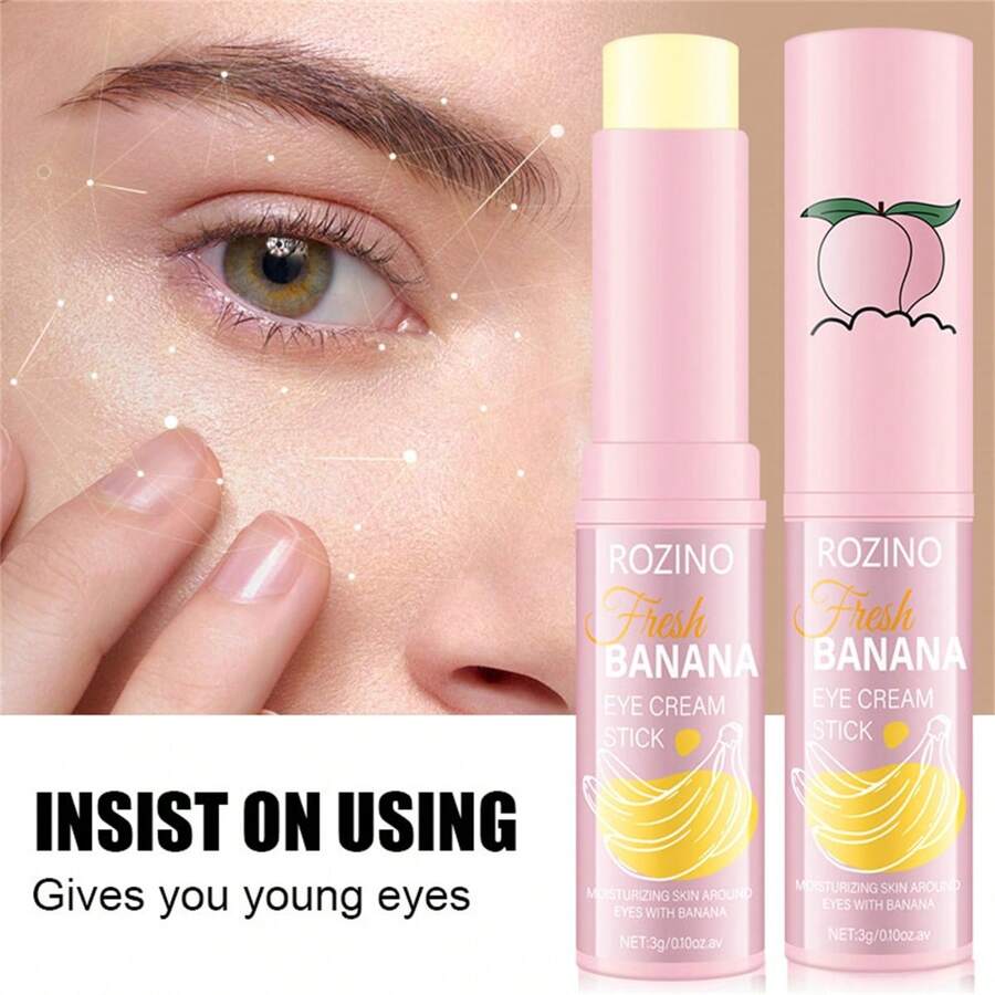 3g Banana Eye Cream Stick, Brighten Eye Contours, Add Radiance To Eyes