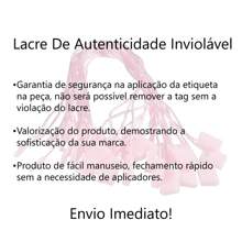 200 Lacre de Autenticidade Para Tag Etiquetas Roupas e Tecidos
