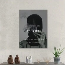 1入組黑白和多彩的世界黑白油畫印刷海報，復古汽車油畫現代藝術抽象人物海報，適用於臥室客廳走廊的理想禮物牆藝術品，無畫框 - 彩色 - 查看 16