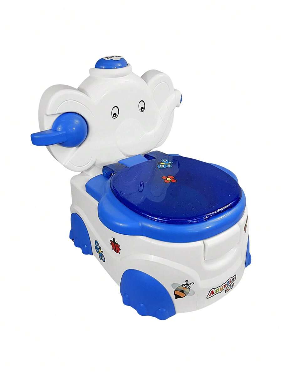 Baño Entrenador Musical para Niño Niña Dispensador de Papel - Azul - Ver 1