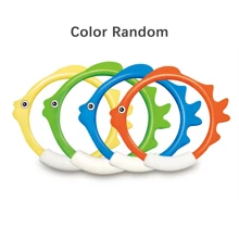 适合 3-12 岁儿童的潜水池玩具，带储物袋，游泳池游戏，夏季游泳美人鱼潜水玩具 - 彩色 - 查看 11