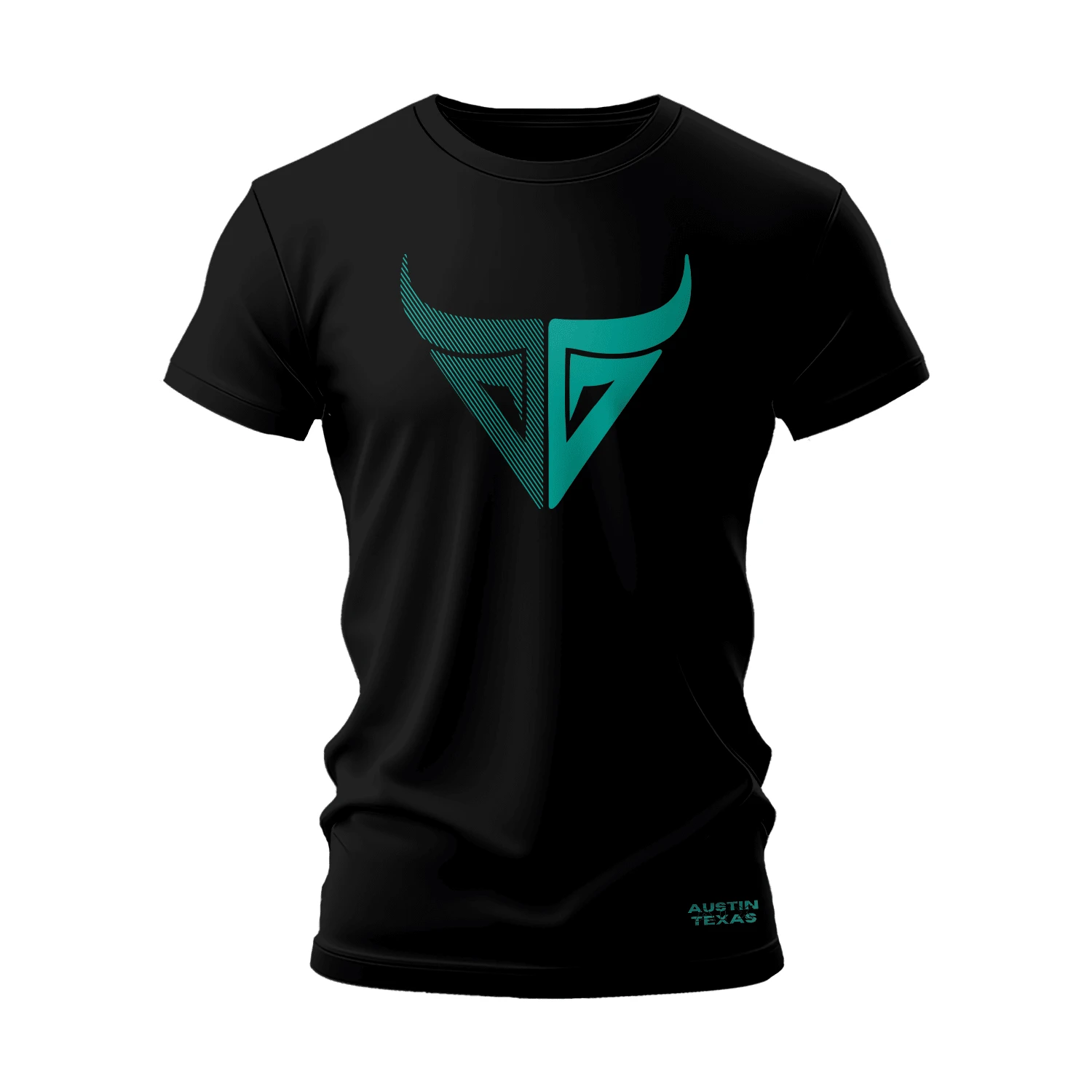 Men T-Shirts - 黑色 - 查看 1