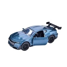 Modelo de coche de carreras de aleación a escala 1:43 con puertas abatibles para juguete de fundición - Multicolor - Ver 7