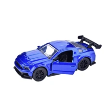 Modelo de coche de carreras de aleación a escala 1:43 con puertas abatibles para juguete de fundición - Multicolor - Ver 6