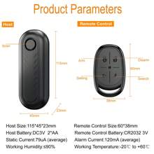 EMASTIFF Alarma inalámbrica para bicicleta con control remoto, sistema de  impermeable para motocicleta eléctrica, scooter y bicicleta, protección antirrobo