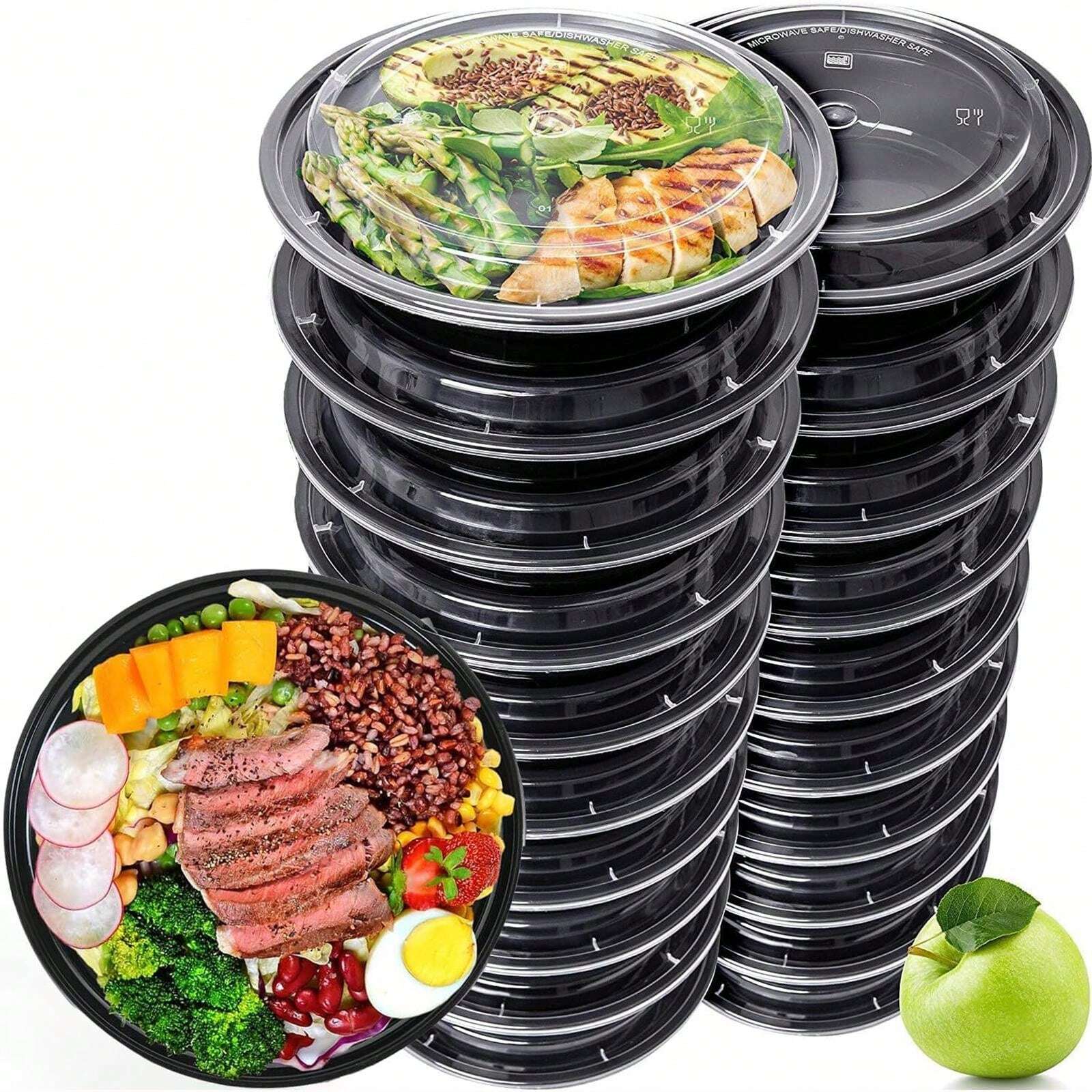 Dietary Preparation Containers Reusable Food Storage Containers With