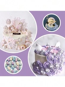 85g/3oz Sprinkles Cake And Cupcake Sprinkles WIth Assorted Shapes And Sizes For Parties, Metallic Sprinkle Mix For Cookies, Ice Cream, Cake And Cupcake Decorating - Multicolor - View 3