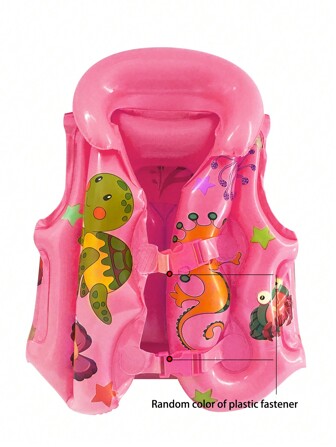 1 pieza dulce rosado nadar Chaleco talla pequeña : 43x43cm medio tamaño : 48x46cm talla grande : 55x53cm 3 colores azul naranja rosado con dibujos animados ayuda nadar Cazadoras portátil inflable Chaleco para nadar snorkel kayak paleta con otro bajo deportes acuáticos de seguridad inflable Chaleco snorkel Cazadoras