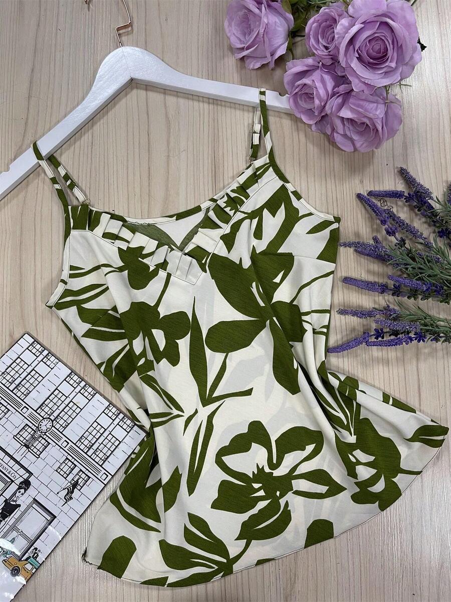 Women Tank Tops & Camis - màu xanh lá - Xem 1
