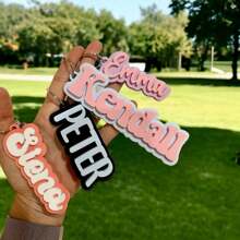 Personalized Acrylic Tassel Nameplate Pendant With Cute Design, Keychain, Backpack/Car Key Pendant Fashion,Colorful,Vintage,Cute,Adorable,Kawaii,Y2K,Stylish,Fall Fashion,2000s Fashion,Cuties Custom,Personalized,Unique,Customized Ideal Gifts For Him Her,Boyfriend,Girlfriend,Family,Friends,Pets,Grandparents,Children For Graduation,For Weddings,For Christmas,For Winter,For Fall/Autumn,For Holiday Finds,Winter Fashion,Christmas Gift,Christmas Decorations,Personalized Christmas Ornaments,Personalized Gifts For Women/Men,Personalized/Customized Keychain,Christmas Accessories,Durable,Colorful,Cute,Adorable,Funny,Kawaii,Y2K,Stylish,Unisex,Casual,Custom,Personalized,Unique,Customized,Ideal Gifts For Him,Ideal Gifts For Her,Her,Boyfriend,Girlfriend,Family,Friends