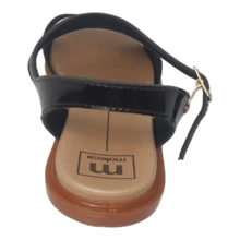 Women Flat Sandals - 黑色 - 查看 5