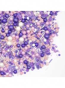 85g/3oz Sprinkles Cake And Cupcake Sprinkles WIth Assorted Shapes And Sizes For Parties, Metallic Sprinkle Mix For Cookies, Ice Cream, Cake And Cupcake Decorating - Multicolor - View 8