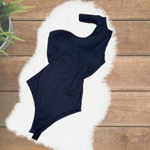 Women Bodysuits - 黑色 - 查看 1