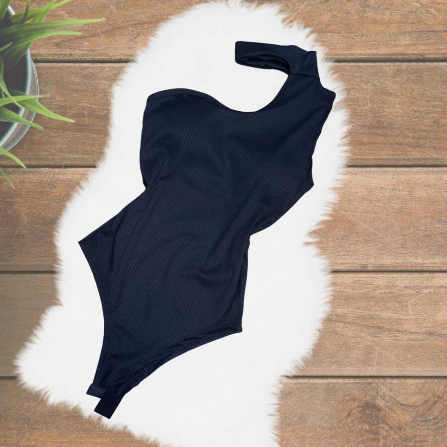 Women Bodysuits - 黑色 - 查看 1