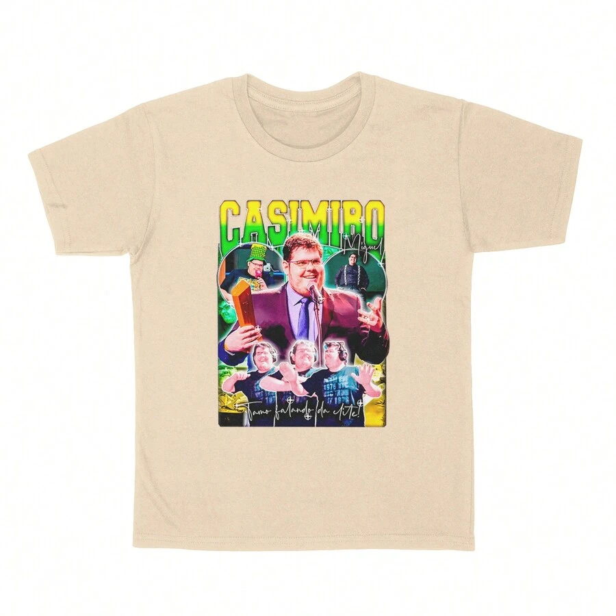 Men T-Shirts - 米色 - 查看 1