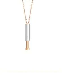 Collar de barra cuadrada personalizado con nombre grabado, joyería de acero inoxidable para mujeres y regalo familiar