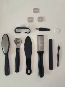 4/12/17 Pieces Replacement Sandpaper Discs For Electric Foot File Adjustable Speed Callus Remover Tool Sandpaper Pad Disks Replaceable For Men Women Dead Cracked Hard Skin [Foot Grinder Accessories] - Black - View 5