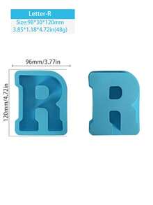 26 Letter Symbol Silicone Mold, Desktop Jewelry Candle Baking Creative Cake Mold Resin Drop Glue Mold - Multicolor - View 34