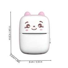 新款迷你便攜式口袋熱敏移動打印機貼紙USB照片打印機，熱感式黑白打印 - 彩色 - 查看 11