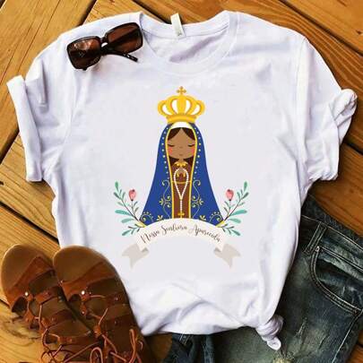 T-shirt blusa camiseta feminina estampa Igreja Babylook  católica, evangelica, cristã gospel Deus Cristo Cruz , Coruja, mandala, Camera,Vaquinha , porco, Borboleta , Coração Cacto , Nordestina, Oncinha, cavalo caramelo  Gato, Cachorro, Girassol, Flores, Deus, Mães, Livros 01
