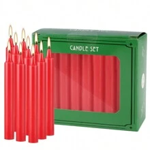 40pcs/Box 4in Wax Candle With Multiple Colors, Dripless, Smokeless, Odorless - Hand Poured - Premium Quality - Suitable For Prayer, Home, Wedding, Party, Seasonal Celebrations And Home Decor - Perfect For Easter, Thanksgiving, Day Of The Dead, Valentine's Day, Independence Day,Room Decor,Gifts Birthday Graduation Christmas Decorations Room Decor Christmas, Christmas Gifts - Multicolor - View 6