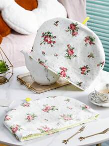 1 件全新隔热茶壶套，加厚防尘耐热茶壶保温套，适用于厨房装饰、家居装饰、婚礼、派对、生日、返校礼物 - 彩色 - 查看 5