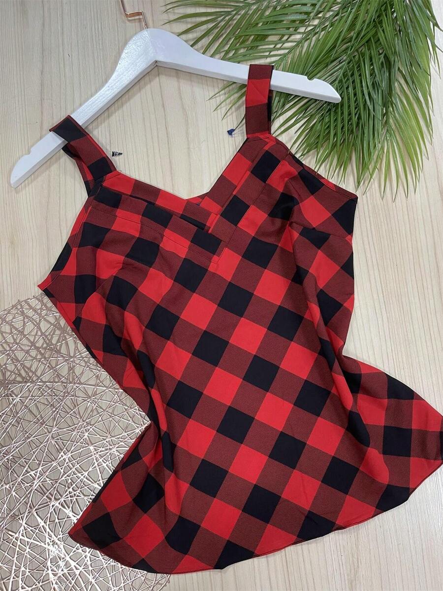 Women Tank Tops & Camis - 紅色 - 查看 1