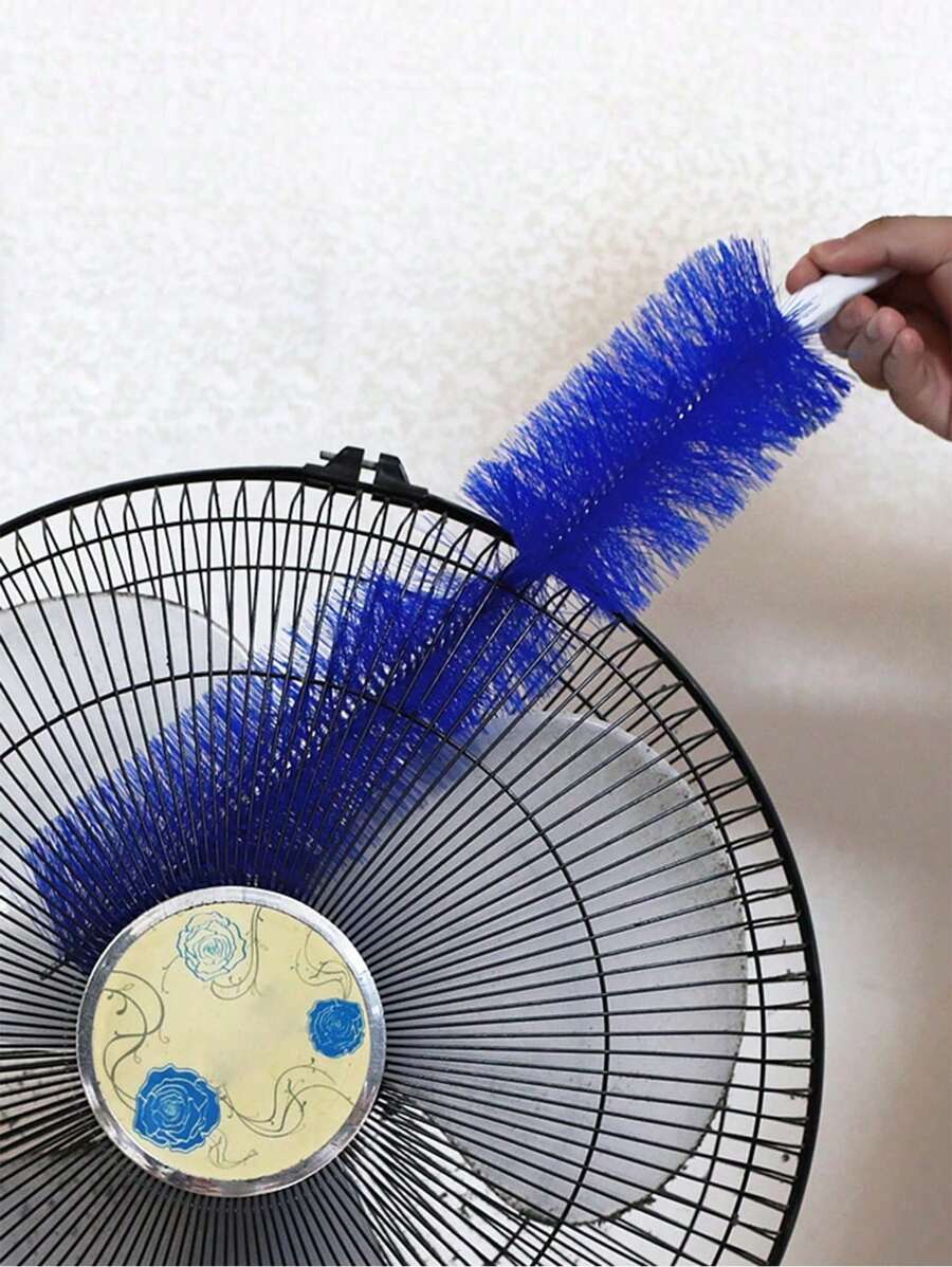 1pc Bendable Long Handle Fan Cleaning Brush, Multi-Purpose Duster For Air Conditioner, Fan, And Computer Keyboard Clean - Multicolor - View 1