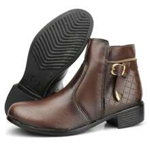 Women Ankle Boots & Booties - 鏽棕色 - 查看 2