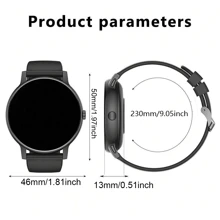 Hot 2025 New 1.3" Round Full Touch Smart Watch For Men & Women, Calling, Step Counting, Multi-Sport Modes, Call & Message Reminder, Multifunctional Smartwatch, Mother's Day Gift, Compatible With Android/IOS Phones
