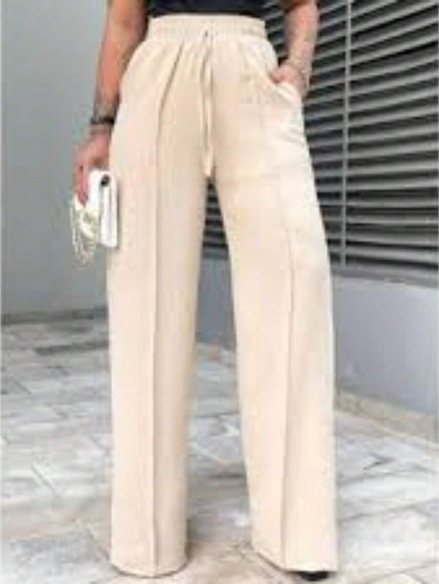 Women Pants - Màu Khaki - Xem 1