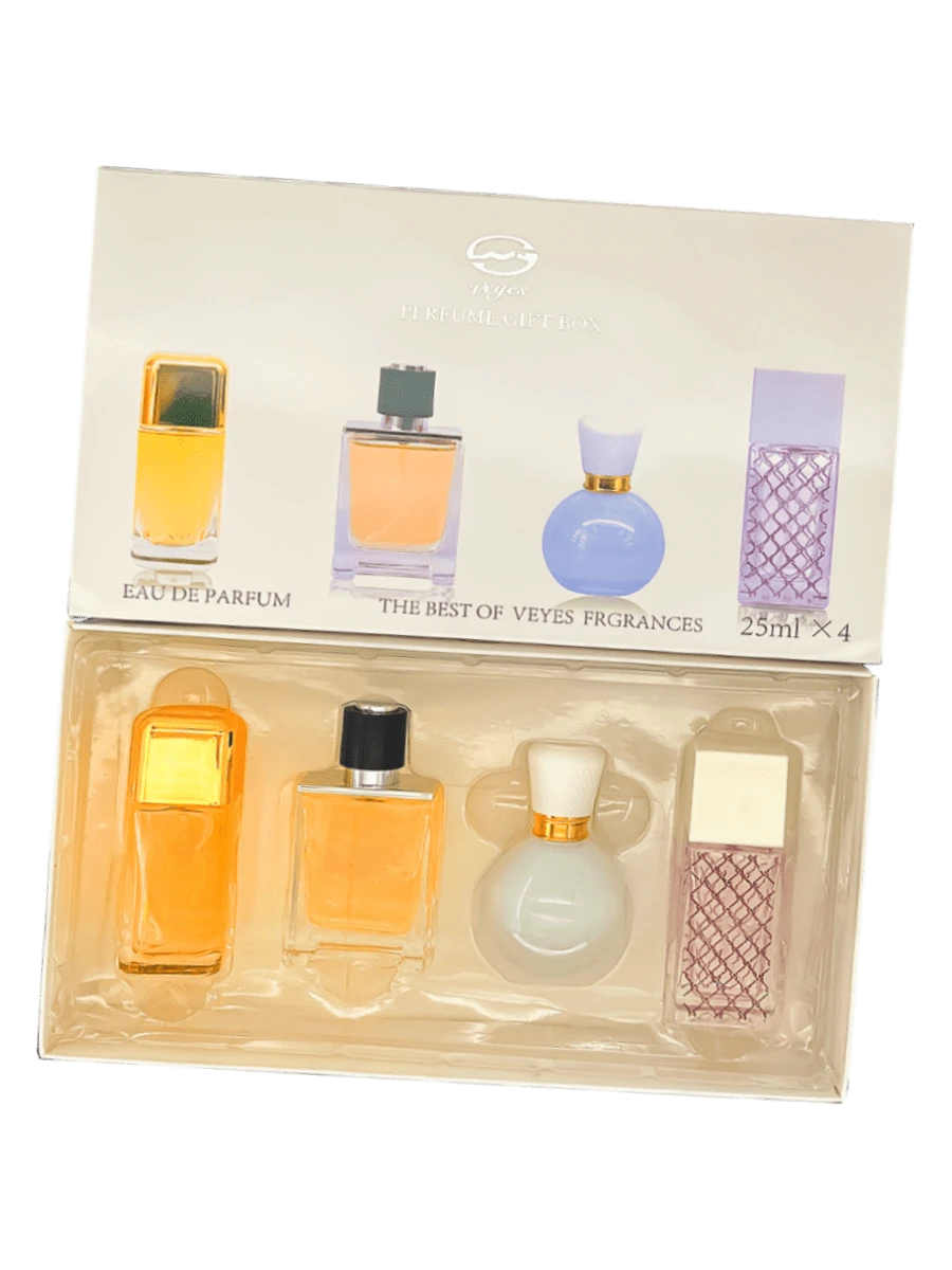 Perfume de Mujer Set de Regalo 4pcs,Perfume de Hombre, Set de Perfume ,25ml*4pcs - transparente - Ver 1