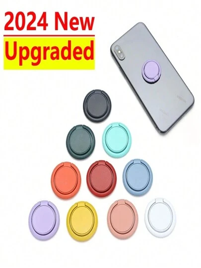 Finger Ring Buckle Magnetic Phone Holder Compatible With Iphone 15 14 13 12 11 Pro Max Mini Stand Portable Grip Ring Buckle Bracket Compatible With IPhone, Android Phone, Gift For Birthday, Family, Friends Finger Ring Holder, Phone Grip, Phone Accessories