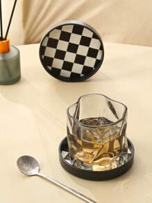 1pc Round Creative Jewelry Tray, PP Jewelry Storage Tray For Household, Gift For Valentine's Day - Apricot - View 9