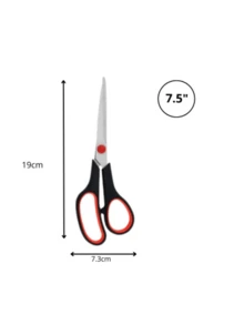 Kit 3 Tesouras Aço Inox Corte Costura Profissional Artesanato E Domestico- Multiuso Ótima Qualidade. - Preto - Visão 4