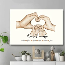 Catygift Custom Canvas Wall Art, Ideal Gift For Housewarming, Valentine's Day, Birthday, Graduation, Suitable For Slow Living, Autumn, Casual Occasions - As Shown - View 9