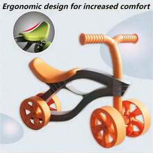1-3 Years Old Children Balance Bike, 4-Wheel Ride-On Scooter Without Pedals, For Boys And Girls - Multicolor - View 9