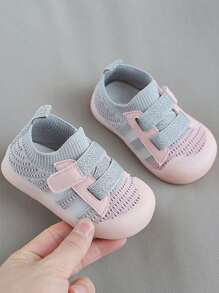 Nuevos Zapatos Deportivos Antideslizantes Con Malla Transpirable En Las Suelas De Gelatina Para Niños Y Niñas De 6 Meses A 3 Años De Edad En La Etapa De Aprendizaje A Caminar En La Primavera/verano De Este Año