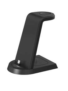 Anirun Fast Wireless Charger, 3 In 1 Wireless Charging Stand Compatible With Samsung Galaxy S24/S23/S22/S21/S20/Note20/10 And Galaxy Watch 6/5 Pro/4/3 - Black - View 9