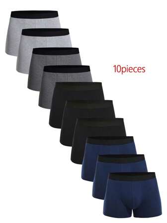 10条装迷彩平角短裤男士内裤柔软透气男士内裤男士平角短裤