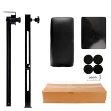 Apoio de braço para tatuagem, apoio para os pés, apoio de braço ajustável, suporte de tatuagem preto, apoio de braço 68-100cm, apoio para as pernas - Preto - Ver 5