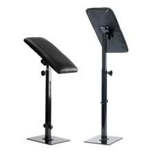 Apoio de braço para tatuagem, apoio para os pés, apoio de braço ajustável, suporte de tatuagem preto, apoio de braço 68-100cm, apoio para as pernas - Preto - Ver 10