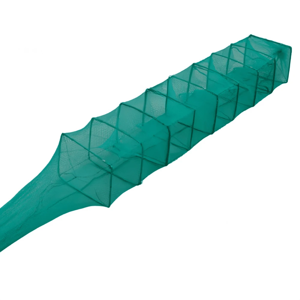 1 szt. Składana pułapka na ryby i raki z automatyczną siecią do łapania, odpowiednia do połowu krabów, raków i węgorzy - Wielokolorowe - Zobacz 1