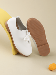 1對嬰兒軟底鞋，男女嬰兒白色休閒英式步行鞋，適用於夏季 - 白色 - 查看 5