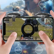 Gamepad Gatillos F01 Botones L1 R1 Celular De Pulso para Juegos - Negro - Ver 5