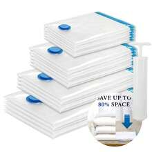 Túi đựng chân không tiết kiệm không gian, Túi hút chân không có bơm, Túi đựng quần áo, chăn bông, chăn ga gối đệm, đồ dùng nhà bếp, đồ du lịch - Nhiều màu - Xem 12